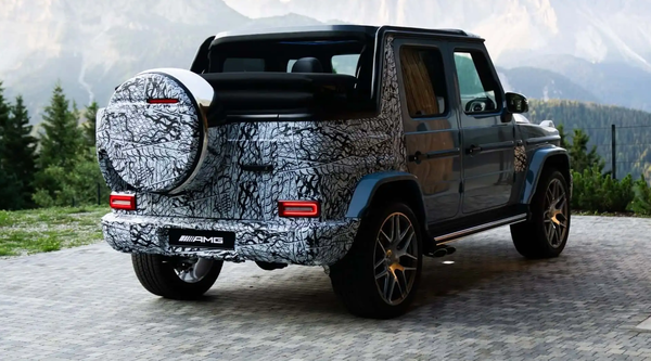 梅赛德斯-AMG G63敞篷版谍照曝光 经典越野车回归